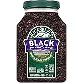 RiceSelect Black Rice, Whole-Grain Rice | Fiber-rich rice for stovetop, easy to cook, versatile pantry staple, gluten-free, vegan, kosher, non-GMO, 22-ounce jar