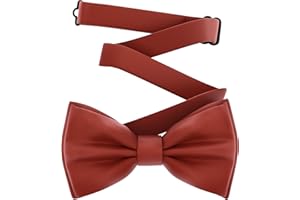 Adam Young Men's Bow Ties Pre-Tied Style Formal Satin Classic Bowtie for Tuxedo Faux Silk