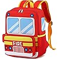 Kids Backpack for Boys Girls Preschool Bookbags 3D Cartoon Daycare Toddler Bags 13 inch 3-6 Years