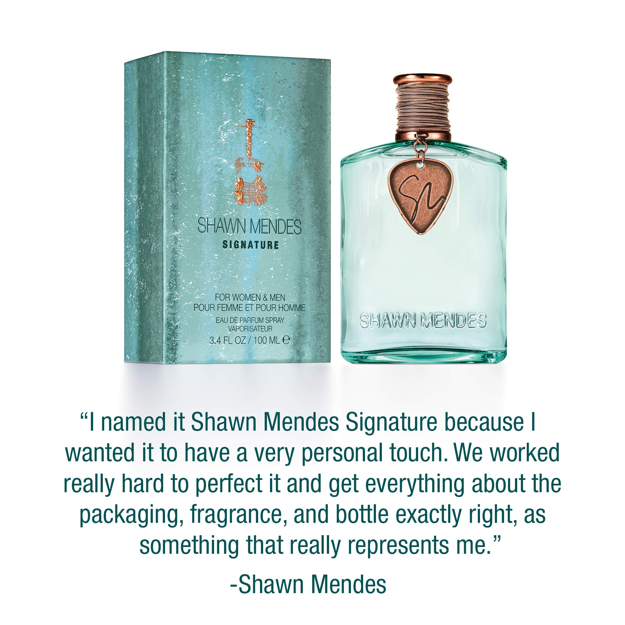 Shawn Mendes Signature Eau de Parfum Spray for Women and Men, 100ml