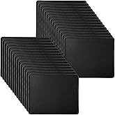 Dyrfolm 50 Pack Black Mouse Pads, Gaming & Office, 7.09x8.66 inch, Non-Slip Rubber Base