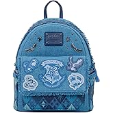 Loungefly Warner Bros Harry Potter Denim Mini Backpack