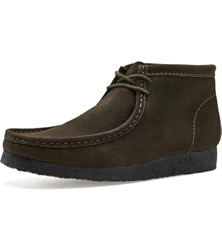Amazon.com | Clarks Mens Wallabee Evo Waxy Leather Beeswax Shoes
