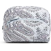 Vera Bradley Women's Cotton Large Cosmetic Makeup Organizer Bag