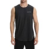 Different Touch Men’s Active Gym Workout Sleeveless Shirt Quick Dry Crew Neck Muscle Tank Top