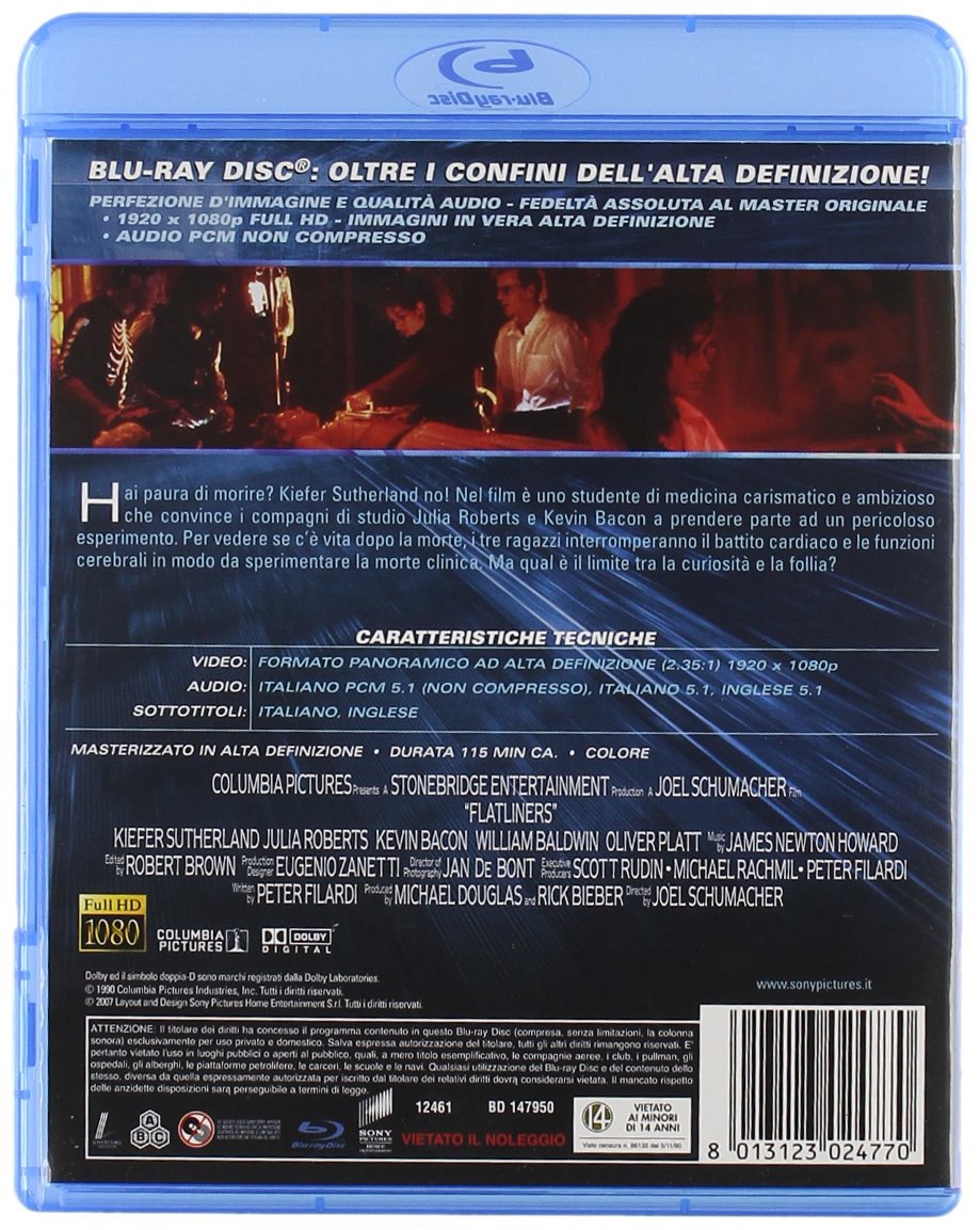 Amazoncom Linea Mortale Kevin Bacon Kiefer Sutherland
