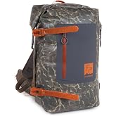 fishpond Wind River Roll-Top Waterproof Fishing Backpack For Tackle and Travel | Rolltop Backpack - Eco Shadowcast Camo