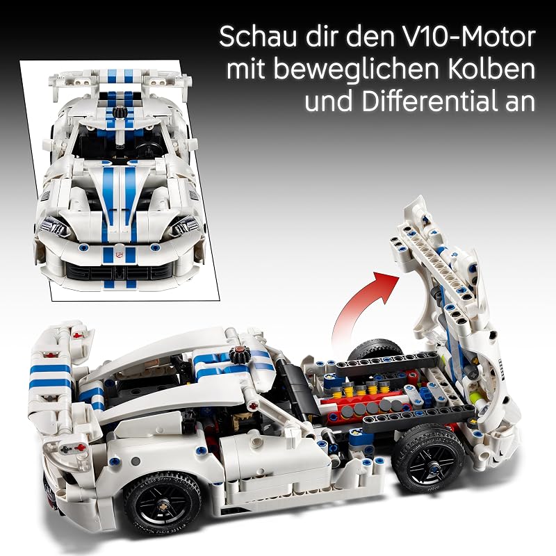 Technic Dodge Viper GTS-R Sportwagen 42234