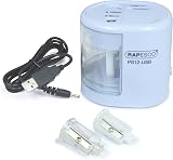 Rapesco 1447 PS12-USB Automatic Pencil Sharpener Blue
