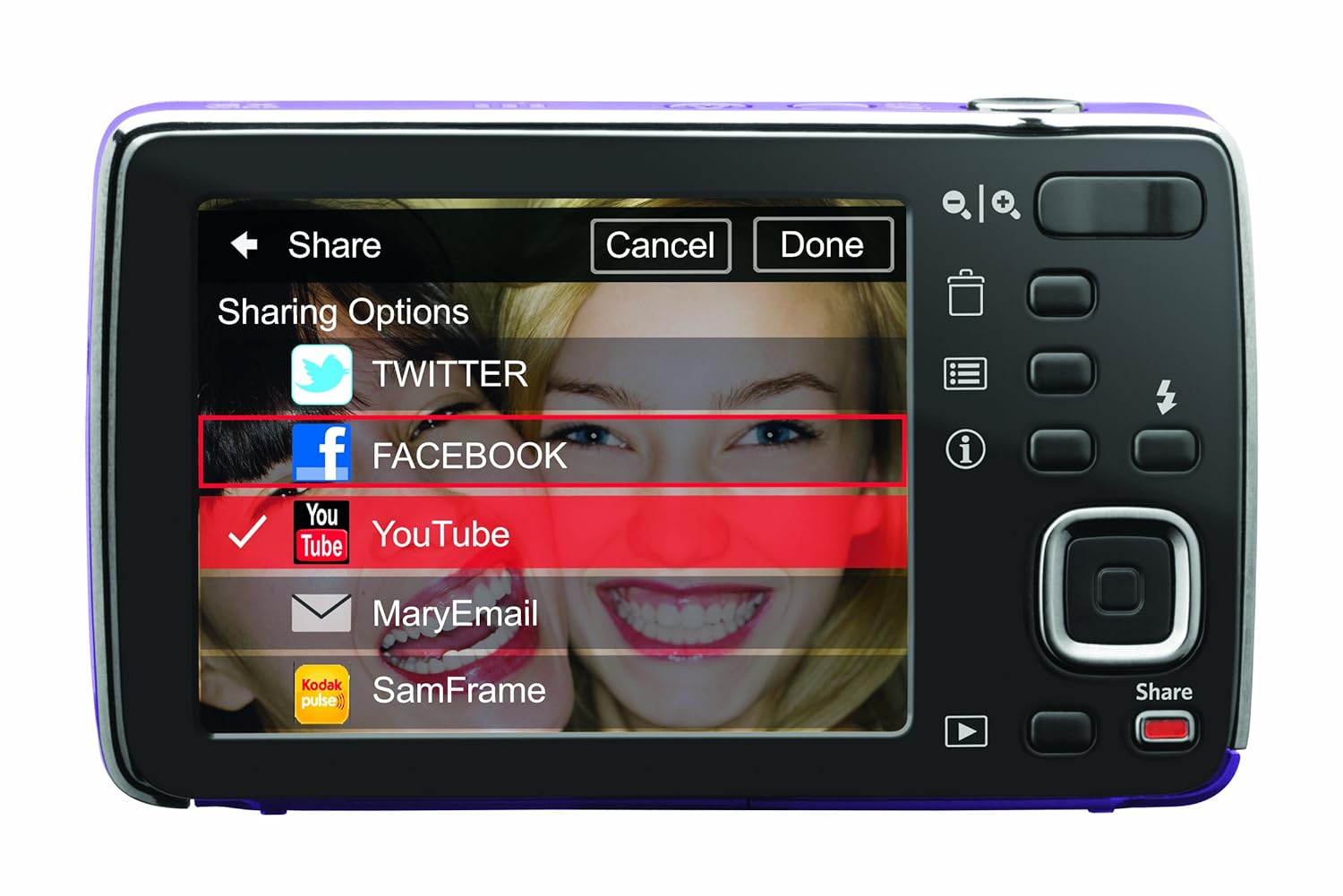 Amazon.com : Kodak EasyShare Mini M200 10 MP Digital Camera with 3x Optical  Zoom and 2.5-Inch LCD - Purple : Point And Shoot Digital Cameras : Camera &  ...