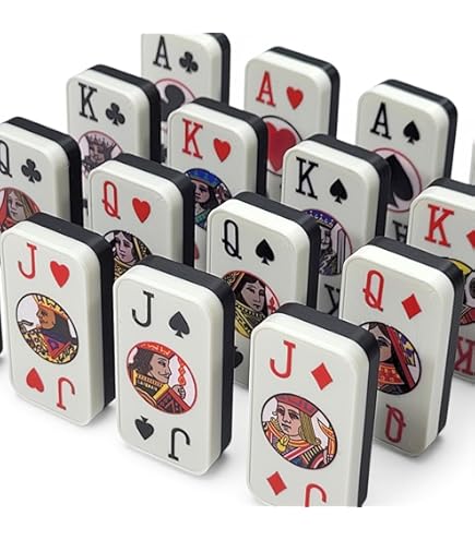 Amazon.com: Poker Playing Cards on Plastic Tiles
