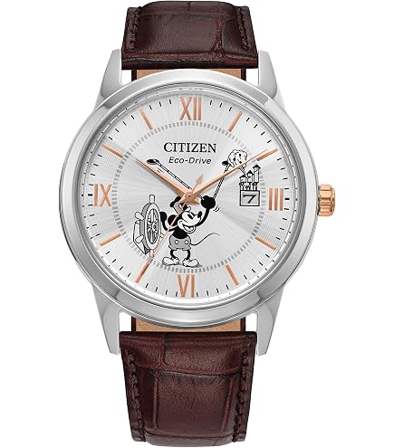 Amazon.com: CITIZEN Men's Eco-Drive Mickey Sport 40mm Stainless