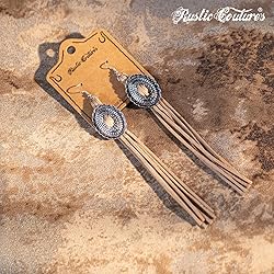 Rustic Couture's Western Fringe Earrings for Women