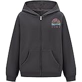 Roxy girls Full-zip Fleece Hoodie Sweatshirt