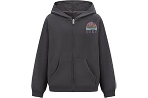 Roxy girls Full-zip Fleece Hoodie Sweatshirt