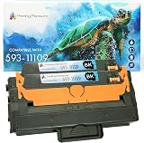 Printing Pleasure 2 Black High Yield Toner for Dell B1260 B1265DN B1265DNF view 1