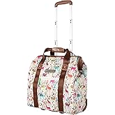 Lily Bloom Design Pattern Carry on Bag Wheeled Cabin Tote (Giraffe Park)
