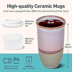 NOVA CERAMICS Coffee Travel Mug – Reusable To Go