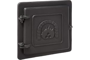 Minuteman International Cast Iron Clean-Out Door, 8 by 8-Inch,Black