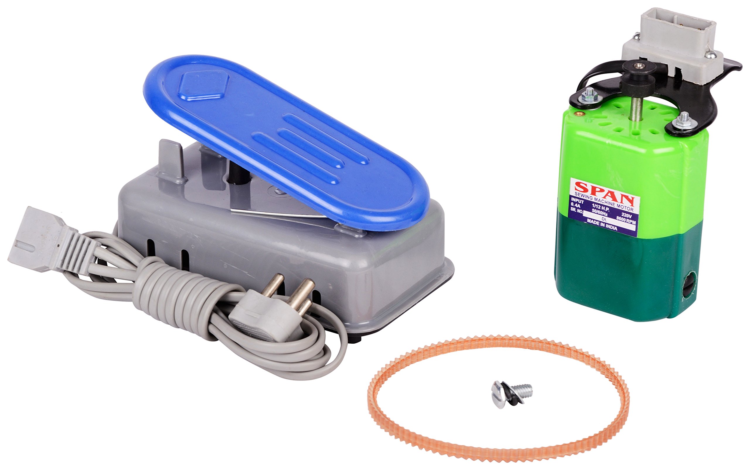 Sponsored Ad - SPAN Mini Super Minus sewing machine motor with carbon for Full shuttle sewing machines Double coated copper winding(with 6 months warranty)