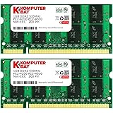 Komputerbay 2GB 2X 1GB DDR2 533MHz PC2-4200 PC2-4300 DDR2 533 (200 PIN) SODIMM Laptop Memory