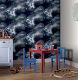 Arthouse Out of This World Navy Wallpaper view 2