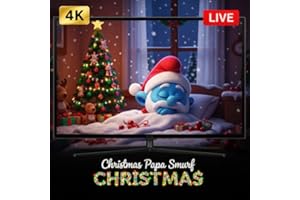 Papa Smurf Mushroom Christmas | Village Holiday Sleep Sounds & Winter Magic