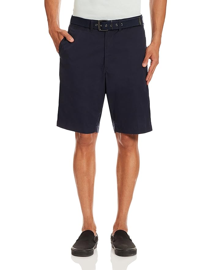 Buy Marks & Spencer Men's Cotton Shorts (0000001212785_7780M_44_Navy
