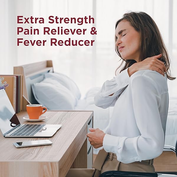 AMAZON BASIC CARE EXTRA STRENGTH PAIN RELIEF, ACETAMINOPHEN CAPLETS, 500 MG, 1000 COUNT (PACKAGING MAY VARY)