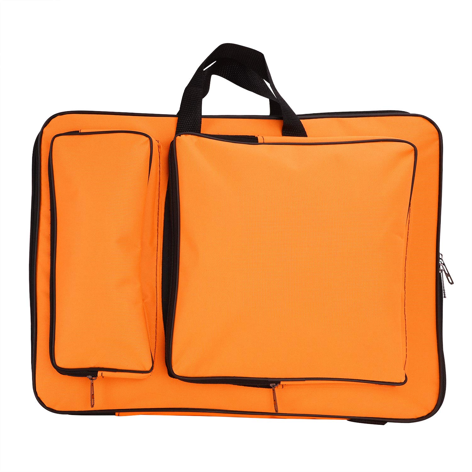 A3 Art Portfolio Case Water-resistant Art Portfolio Carry Bag Portable Drawing Board Bag Student Art Work Portfolio Backpack Painting Sketch Pad Art Storage Tote Bag for Palette Paints Brushes Pencils