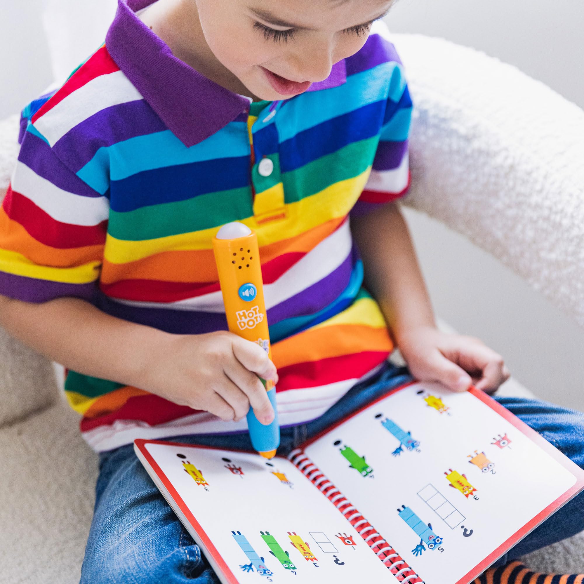 Educational Insights Hot Dots Numberblocks Workbook Numbers 11-20 with Interactive Pen - Learning Activities for Kids Ages 5+, Kindergarten Must Haves