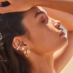 Dremmy Studios Gold Open Hoops Earrings 14K Gold
