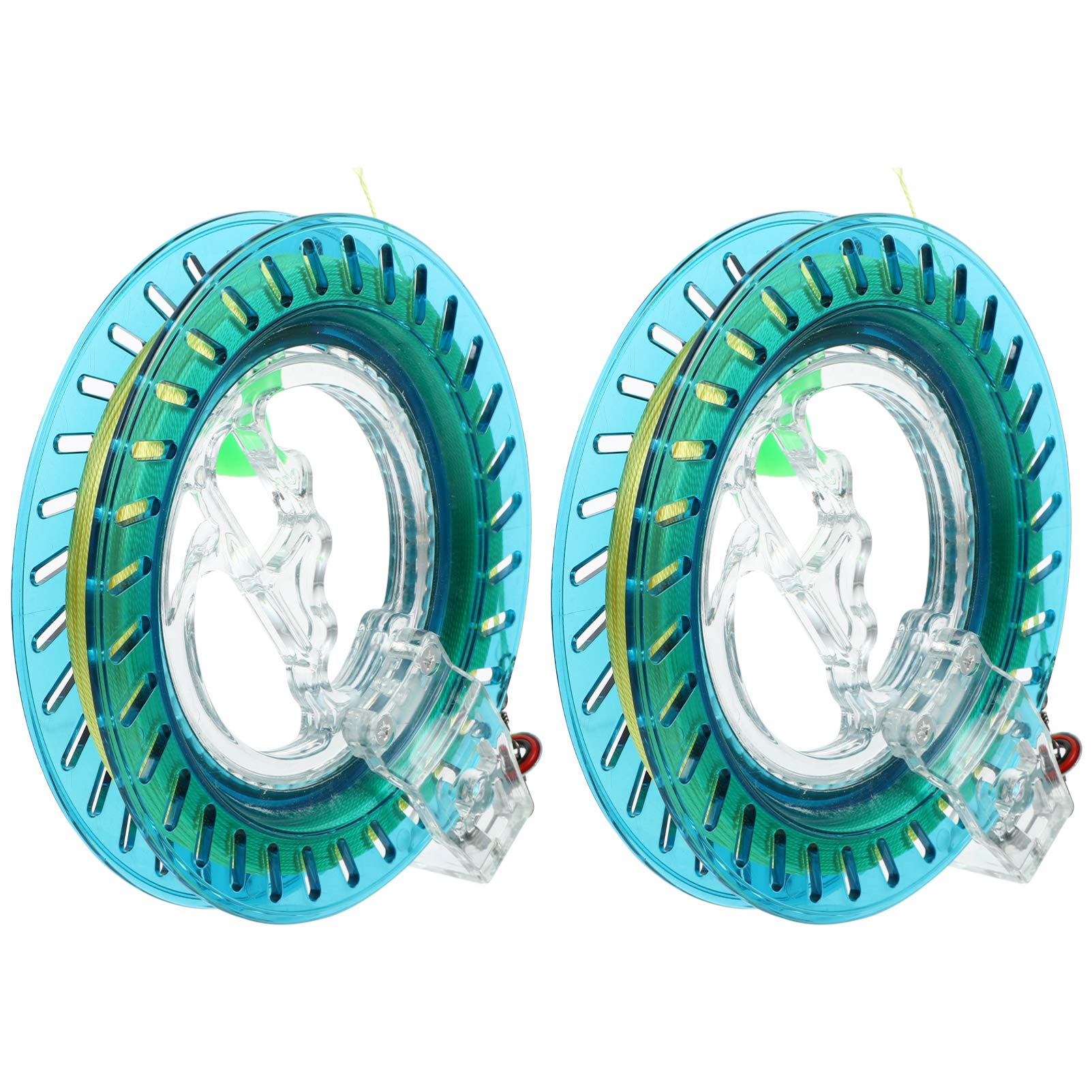 TOYANDONA Lockable Hand Wheel with Abs Shaft Bearing Reel Winder for Outdoor Kite Flying 6.9 Inch Ergonomic Grip Control