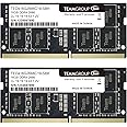 TEAMGROUP Elite DDR4 32GB Kit (2 x 16GB) 2666MHz PC4-21300 CL19 Unbuffered Non-ECC 1.2V SODIMM 260-Pin Laptop Notebook PC Computer Memory Module Ram Upgrade - TED432G2666C19DC-S01