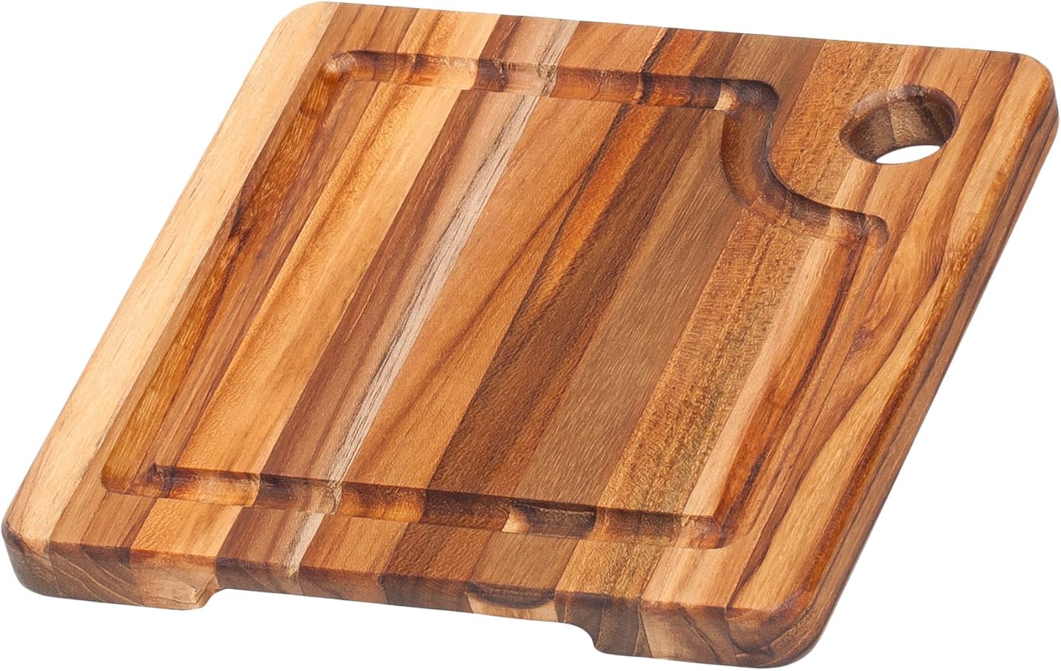 Teakhaus Cutting Board 20x20x1,9cm, Wood, Brown, 20 x 20 x 1.9 cm