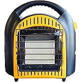 Martin CHS10T Portable Infrared Heater - 10000 BTU Propane Gas Radiant Heater with Thermostat for Outdoor Use, Works with 1lb