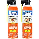 TERRO Ready to Use Indoor and Outdoor Carpenter Ant, Termite, and Carpenter Bee Killer Aerosol Spray - T1901SR - 2 Pack, 32 Total Ounces