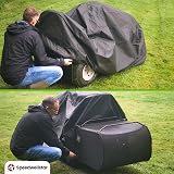 Speedwellstar Ride Lawn Mower Cover 600D PU Backing 155x110x103 cm view 8