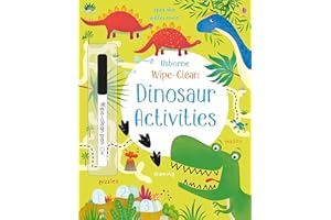 Wipe-Clean Dinosaur Activities: A Fun Activity Book for Kids (Ages 3-5) About Learning to Write