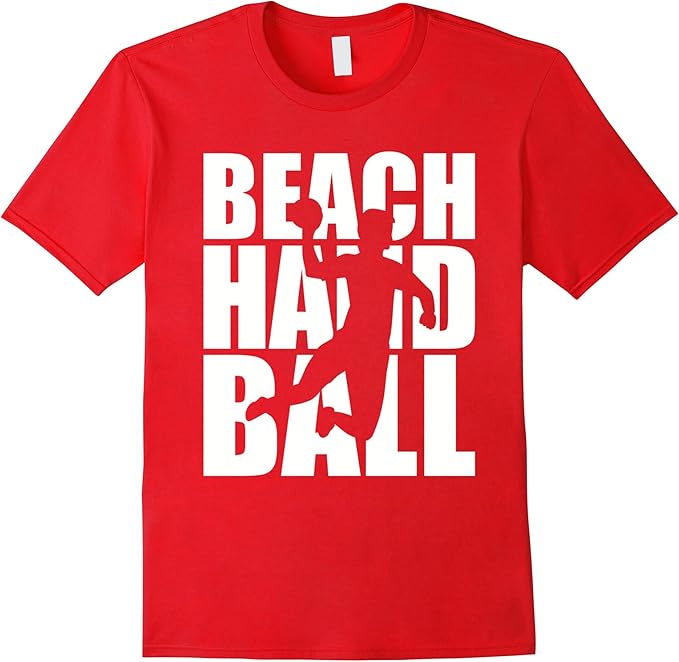 Beach handball TShirt Herren, Größe XL Rot Amazon.de Bekleidung