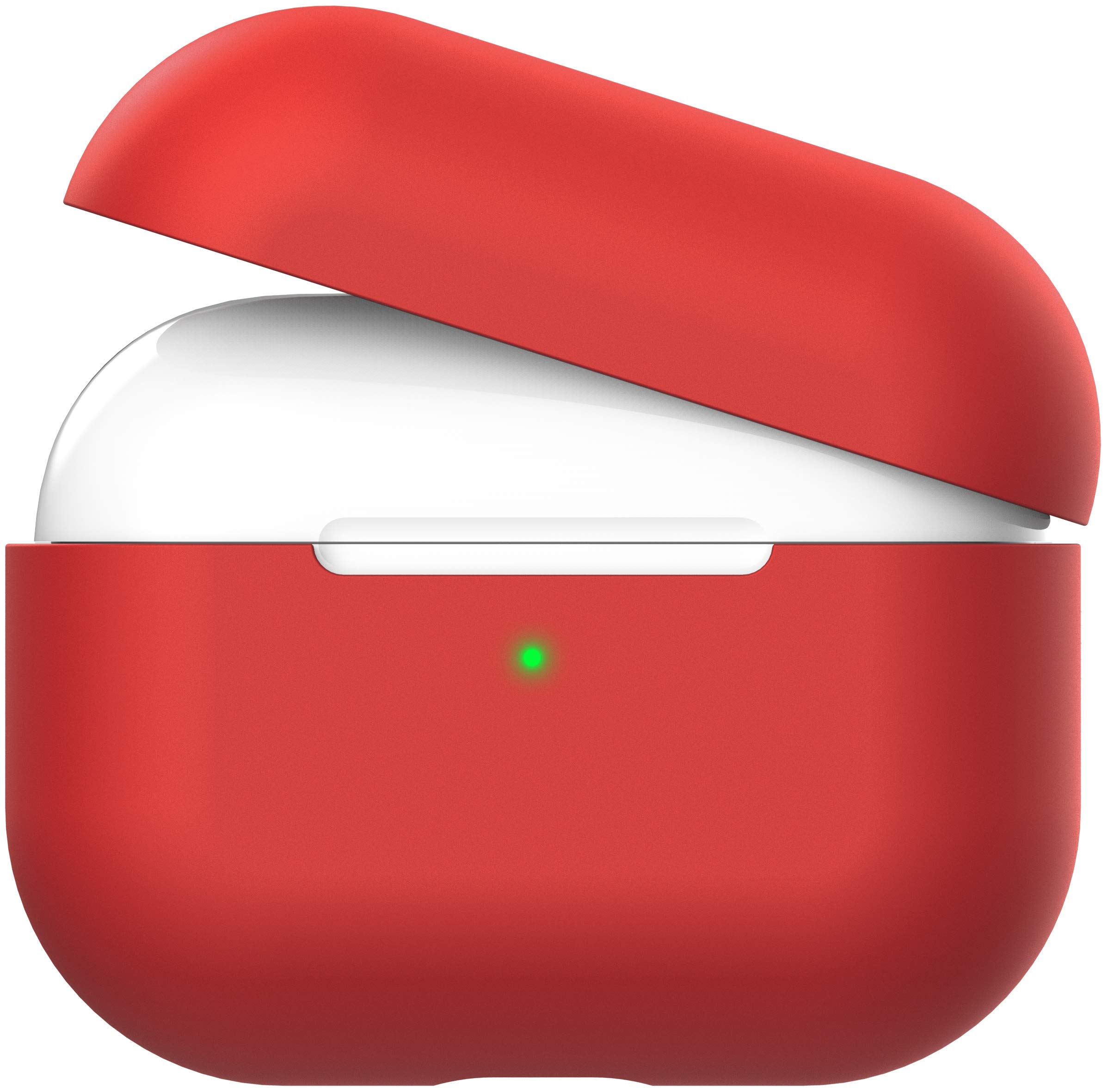 Proof Labs AirPods Pro Case Cover Protective Silicone (Lid Improved) (Red)