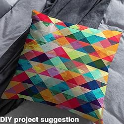 Colorful Lattice Fabric by The Yard, Vintage Check