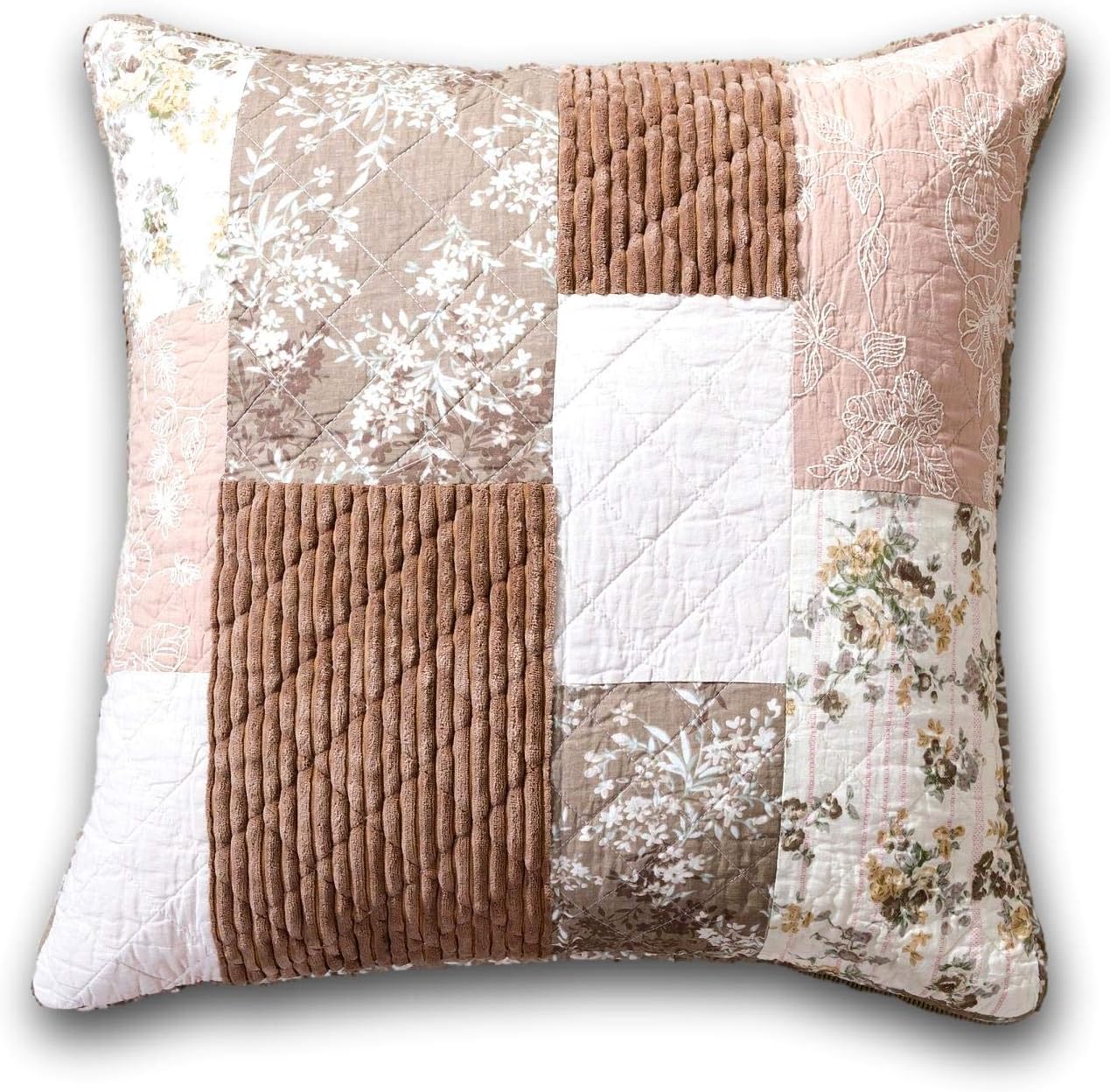 Amazon Com Dada Bedding Bohemian Euro Pillow Sham Patchwork