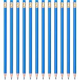 Zhanmai 36 Pcs Blue Pencils Bulk with Eraser #2 HB Back to School Supplies | Pre Sharpened Checking Pencil, First Day of School, Checking Map Coloring Test Office Editing, Student Teacher Gift Classroom