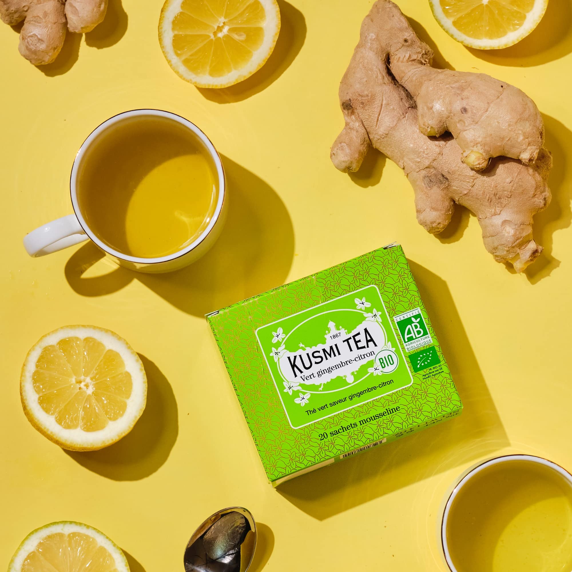 Mua Green Ginger Lemon - Organic Blend of Green Tea with Ginger & Lemon ...