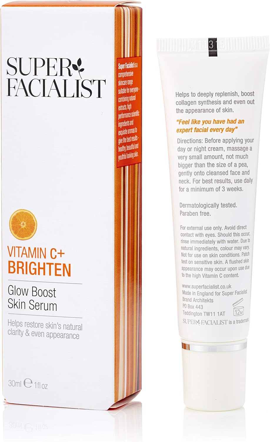 Super Facialist, Vitamin C + Brighten Glow Boost Skin Serum - Image 3
