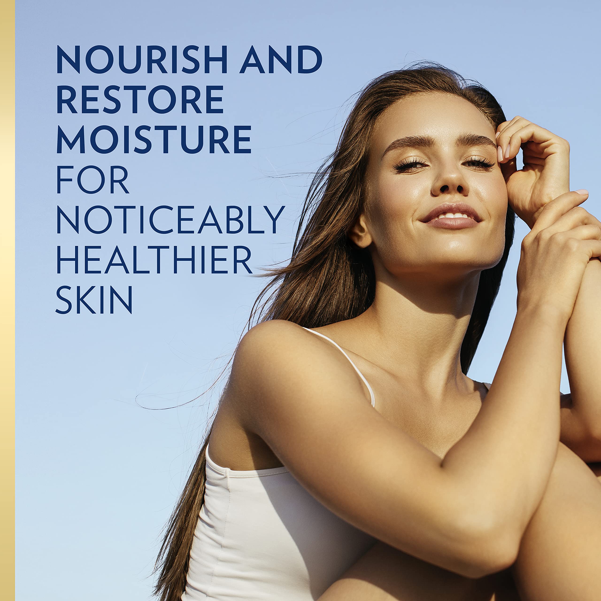 Vaseline Intensive Care Nourishing Moisture Body Lotion for Dry Skin, Made with Ultra-Hydrating Lipids + Pure Oat Extract for Nourished, Healthy-Looking Skin 20.3 oz