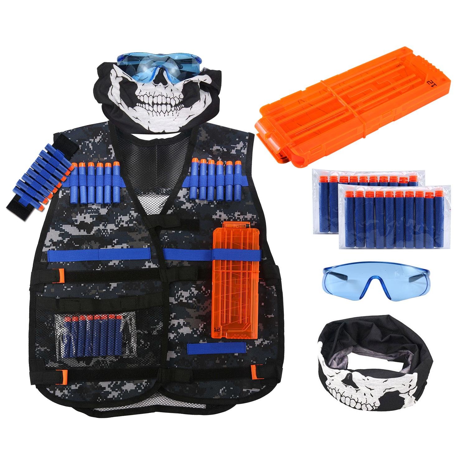 Kids Tactical Vest Kit for Nerf Guns NStrike Elite Series