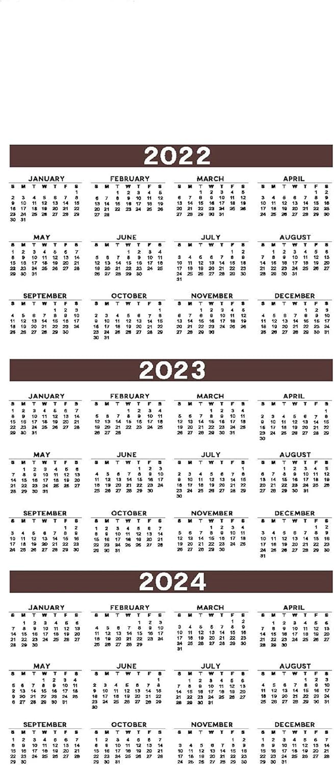 Executive 7 Ring Check Binder, 500 Check Capacity, for 9x13 Inch Sheets, with 6 Year Calendar Organizer, Sleek Business Design, Premium Quality - Brown Color (11704) : Office Products