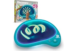 Discovery™ Mess-Free Glow Palette - Interactive Light-Up Art Pad with 12 Colors & Musical Play| Painting & Drawing Tablet| Travel Art Activity Kit| Arts & Crafts Toy for Kids Boys Girls Ages 4+